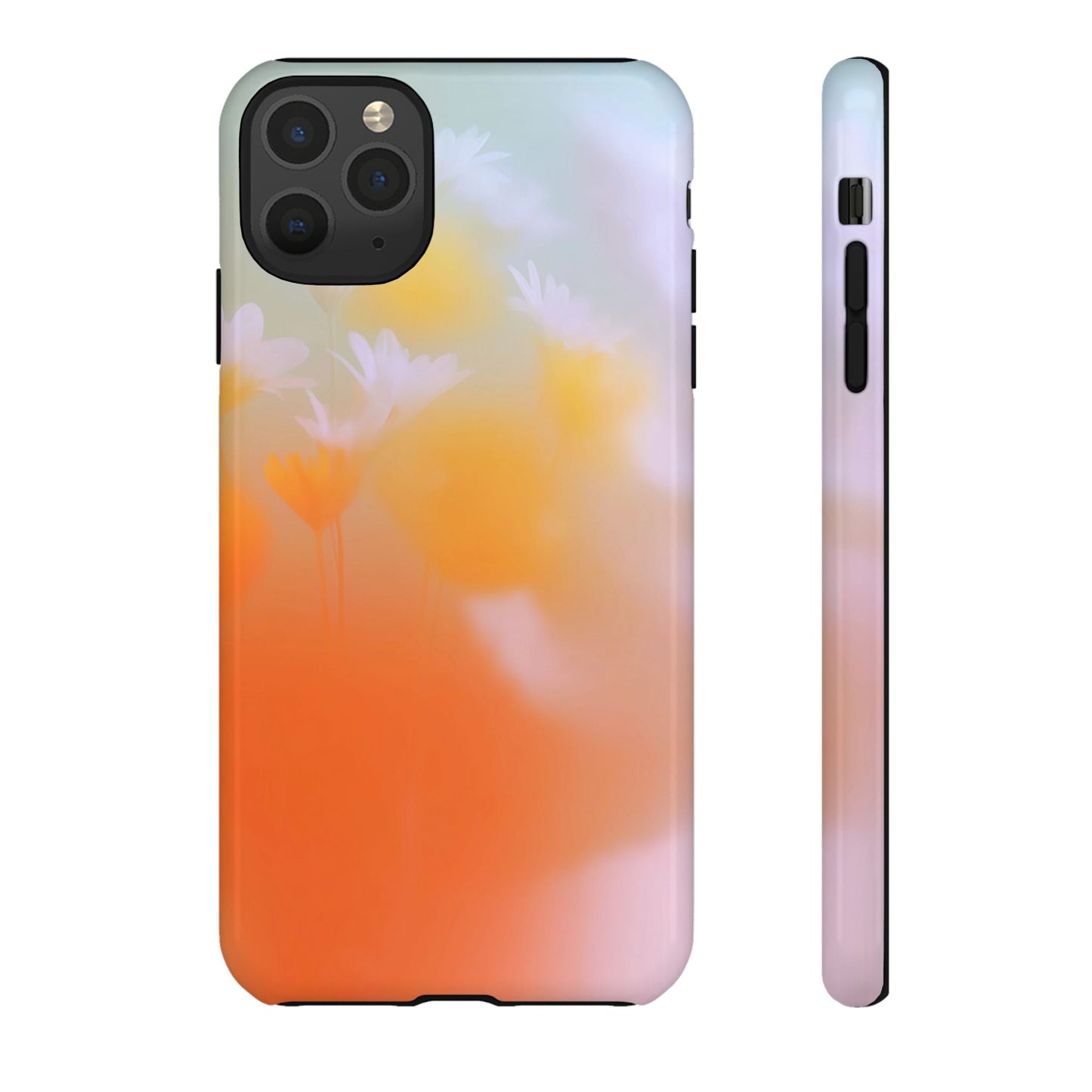 Grainy Blur Flower Phone Case