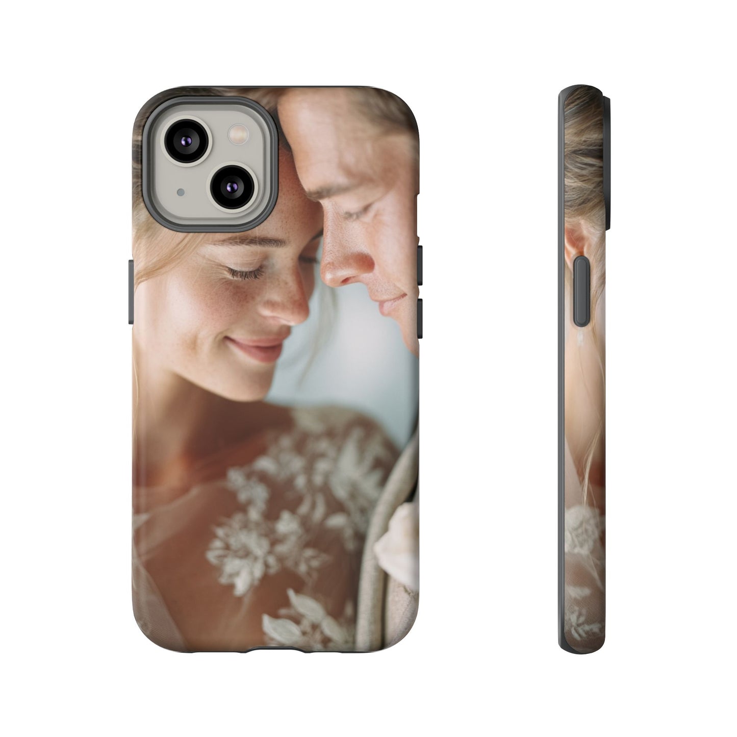 Personalized Photo Tough Phone Case (Custom Couple/Wedding Portrait)