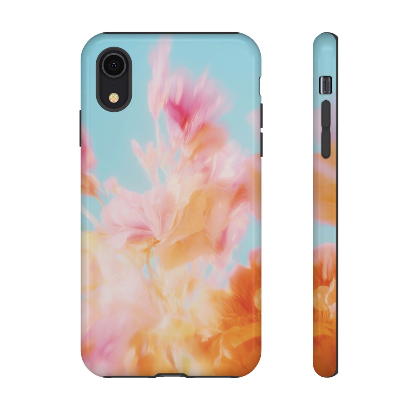 Grainy Blur Flower Phone Case