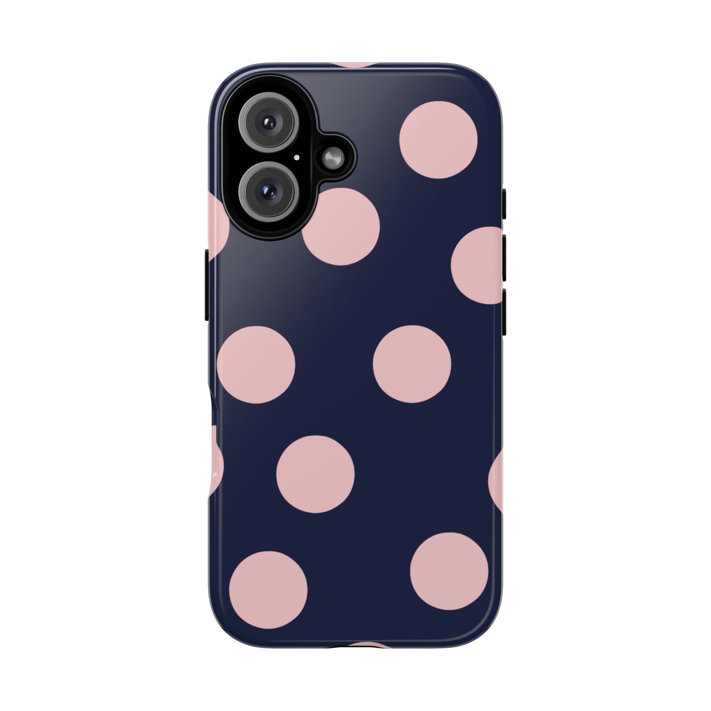 Blue & Pink Polka Dot Tough Phone Case