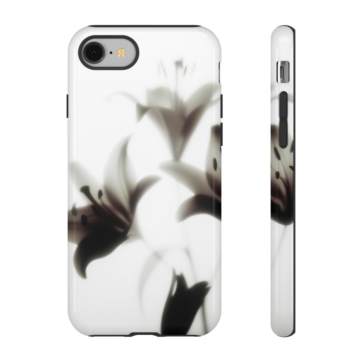 Grainy Blur Flower Phone Case