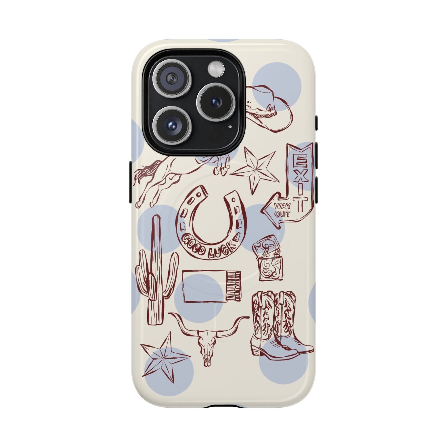 Western Cowboy Phone Case — Tough Magnetic Protective Case