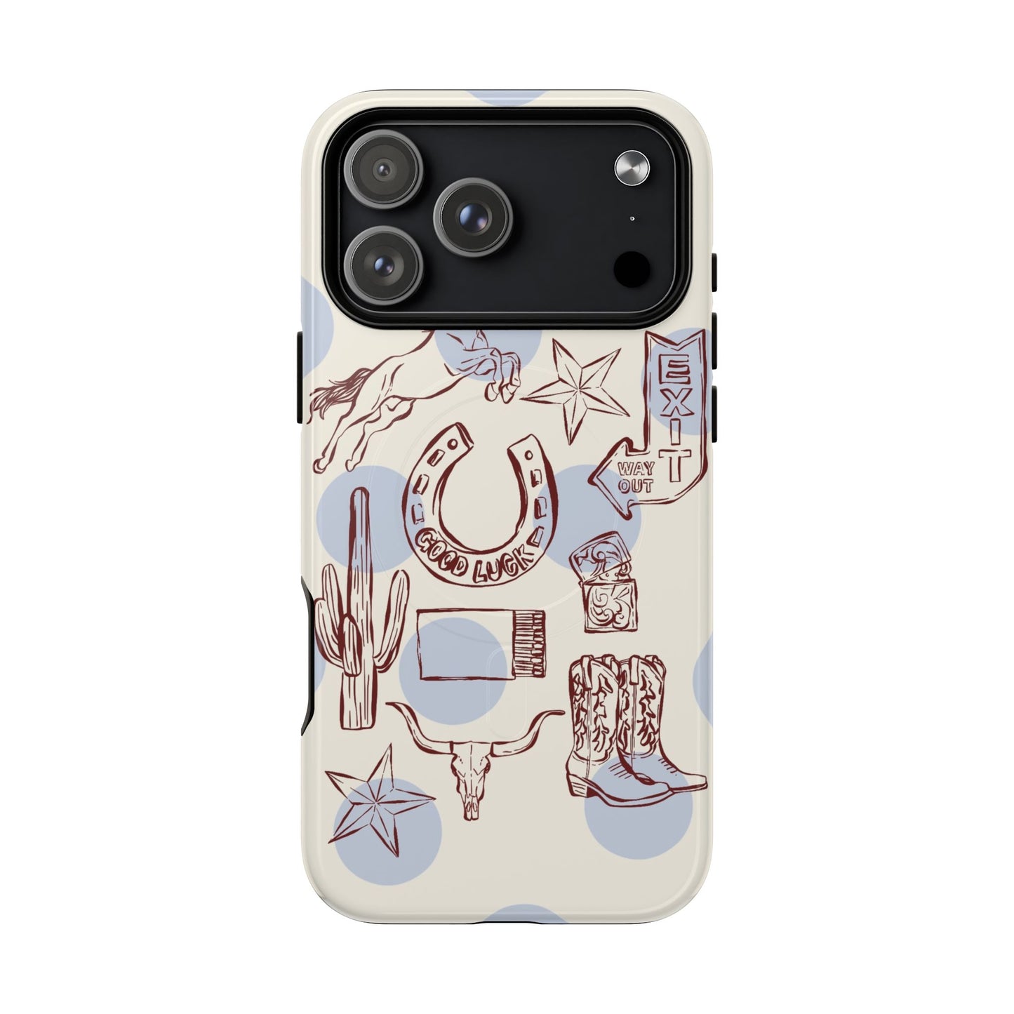 Western Cowboy Phone Case — Tough Magnetic Protective Case