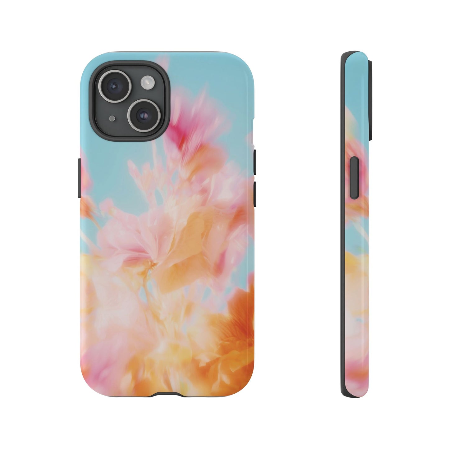 Grainy Blur Flower Phone Case