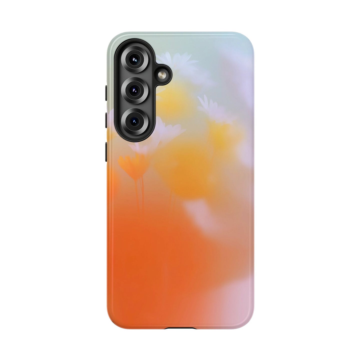 Grainy Blur Flower Phone Case