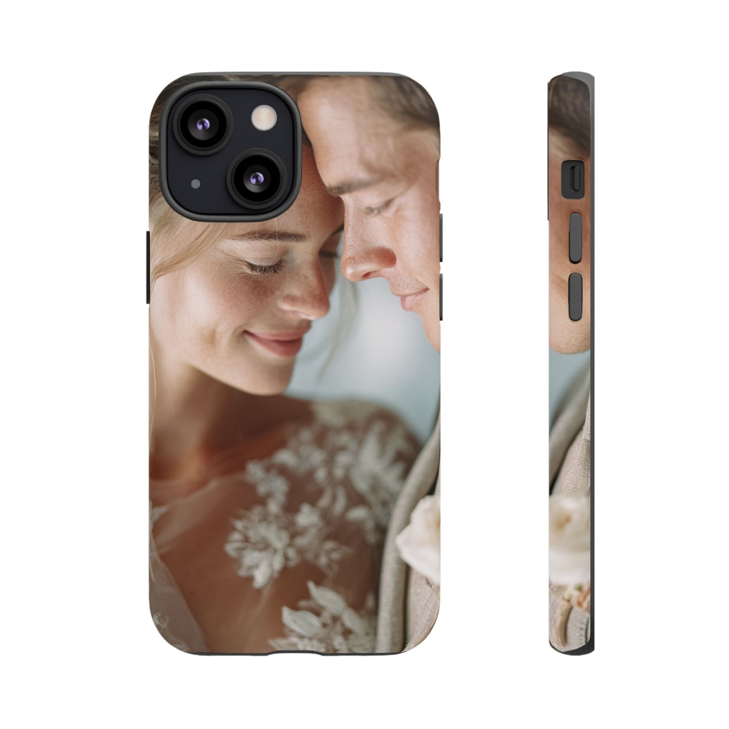 Personalized Photo Tough Phone Case (Custom Couple/Wedding Portrait)