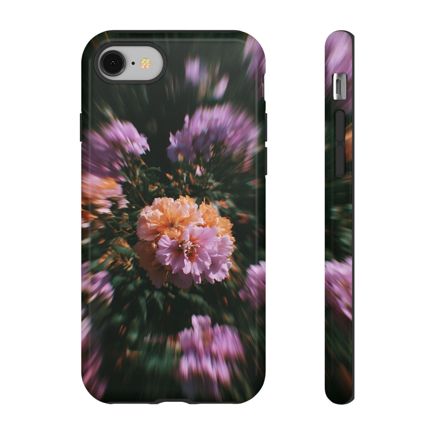 Grainy Blur Flower Phone Case