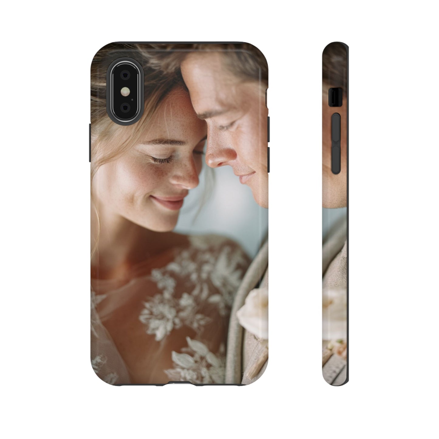 Personalized Photo Tough Phone Case (Custom Couple/Wedding Portrait)