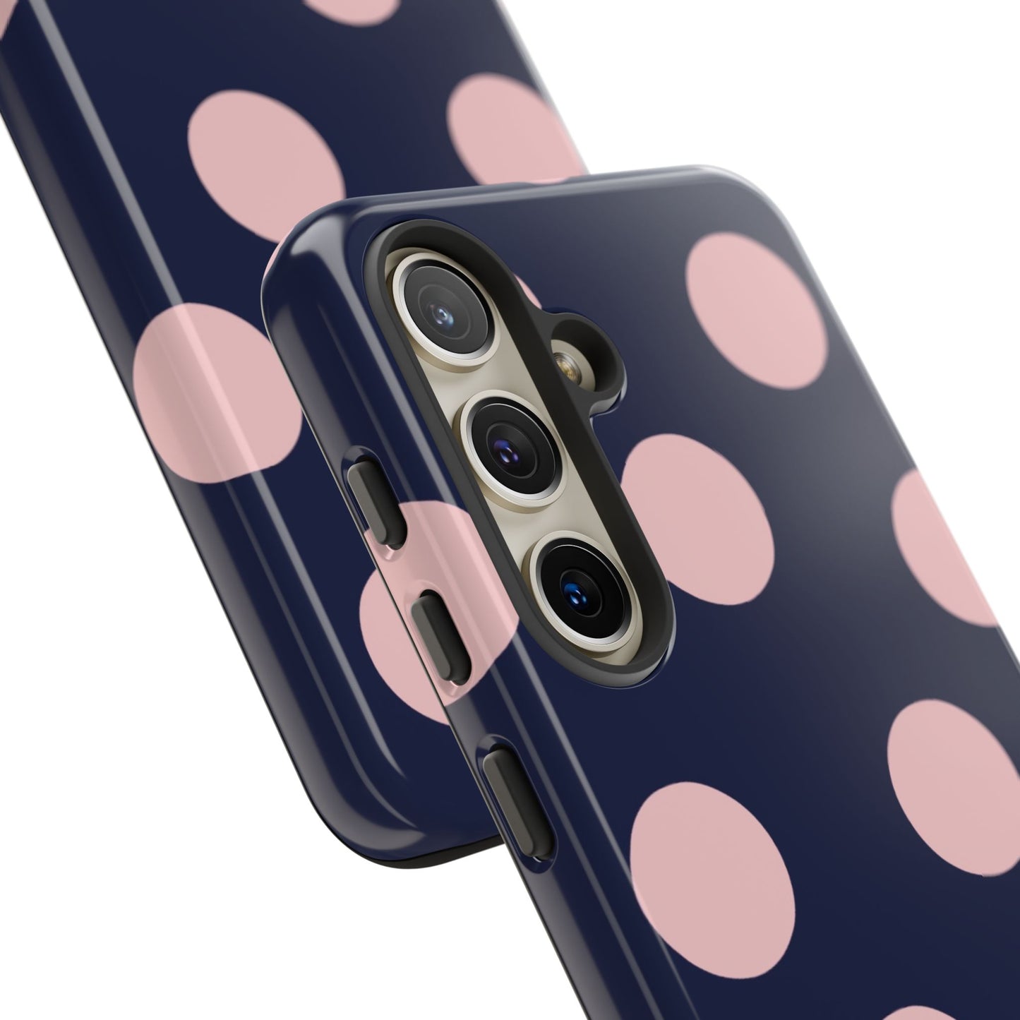 Blue & Pink Polka Dot Phone Case
