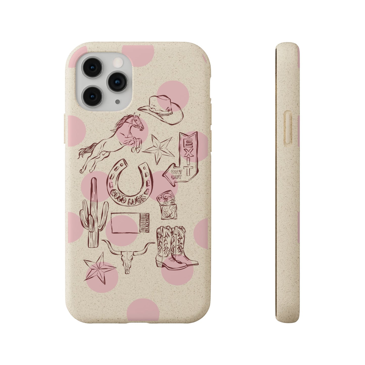Western Biodegradable Phone Case
