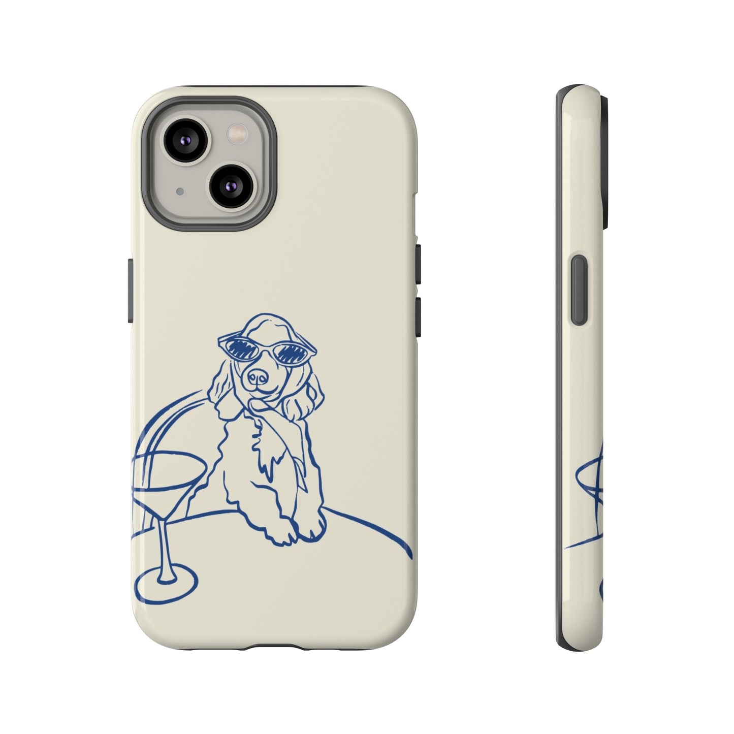 Fashion Dog Design Tough Phone Case