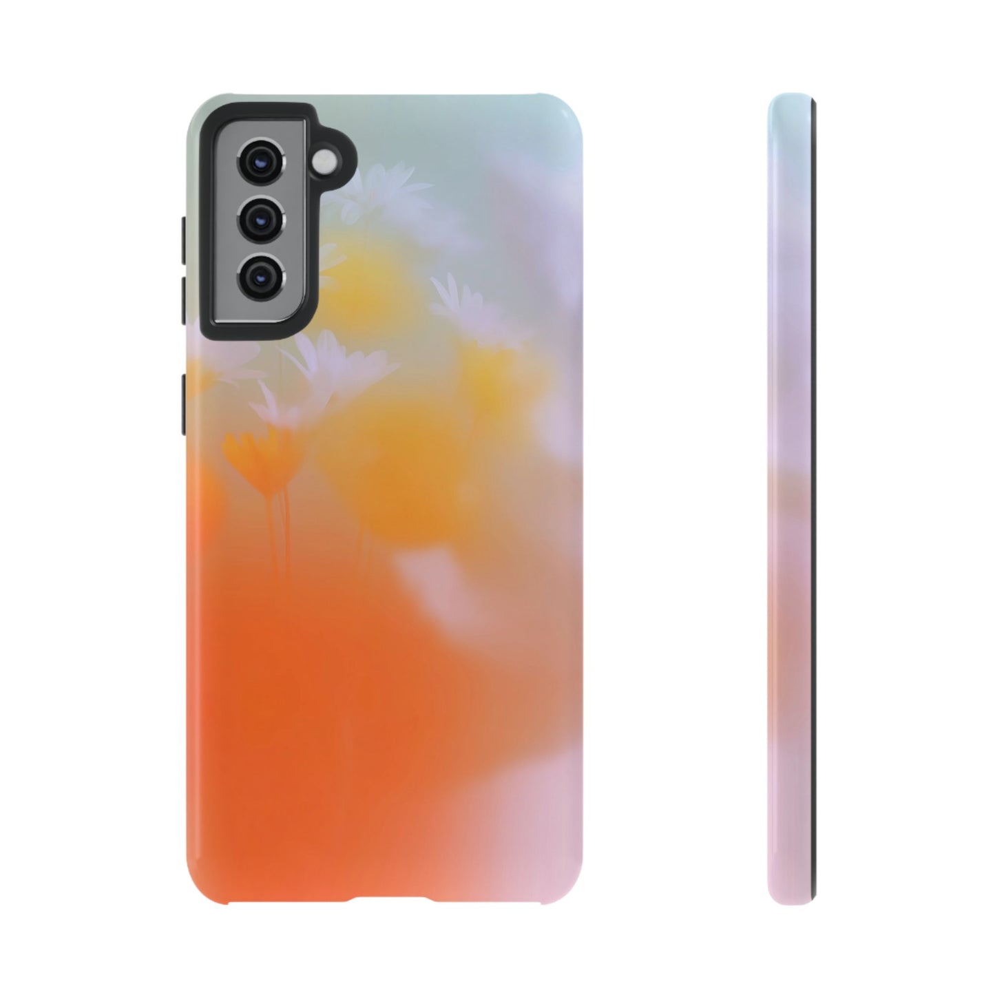 Grainy Blur Flower Phone Case
