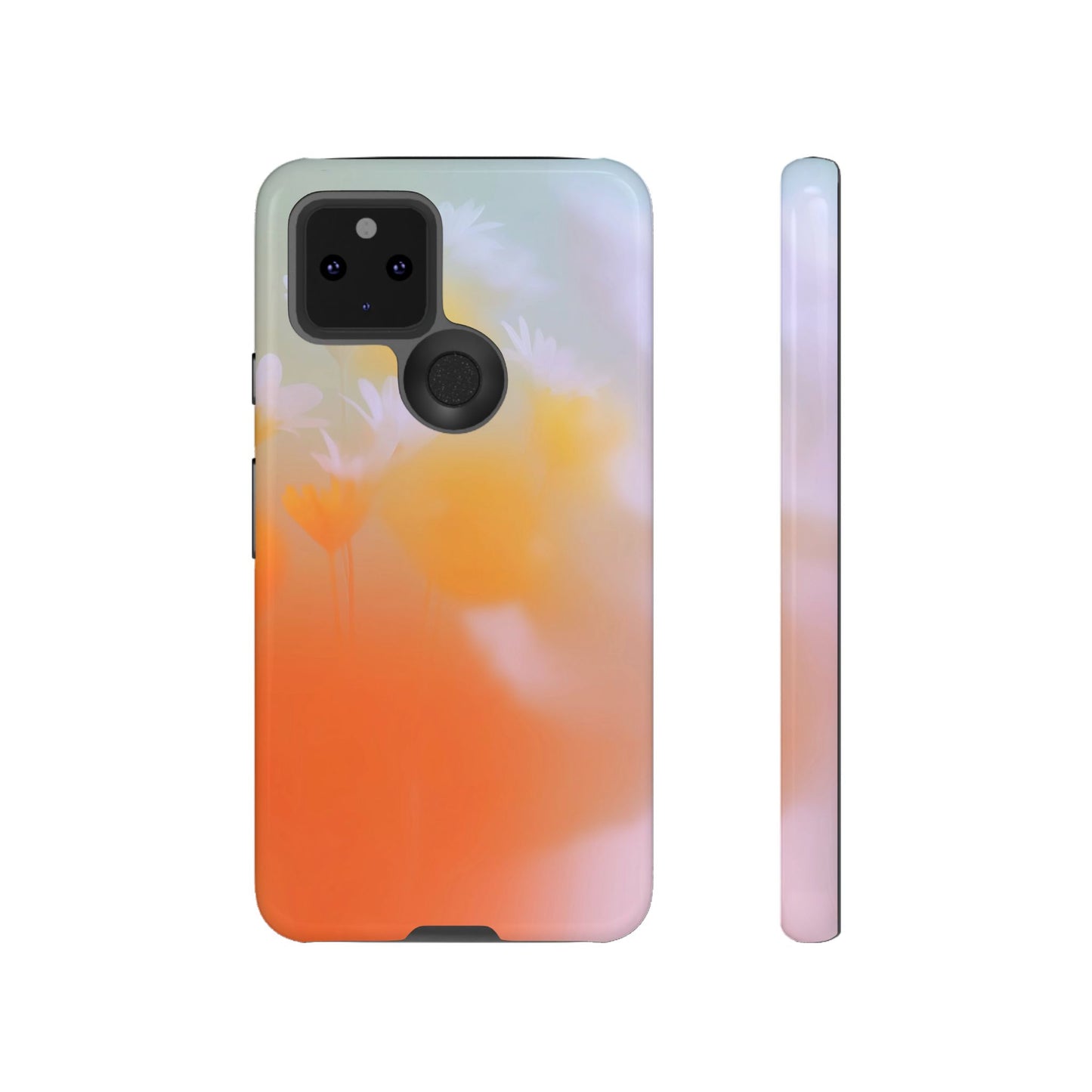 Grainy Blur Flower Phone Case