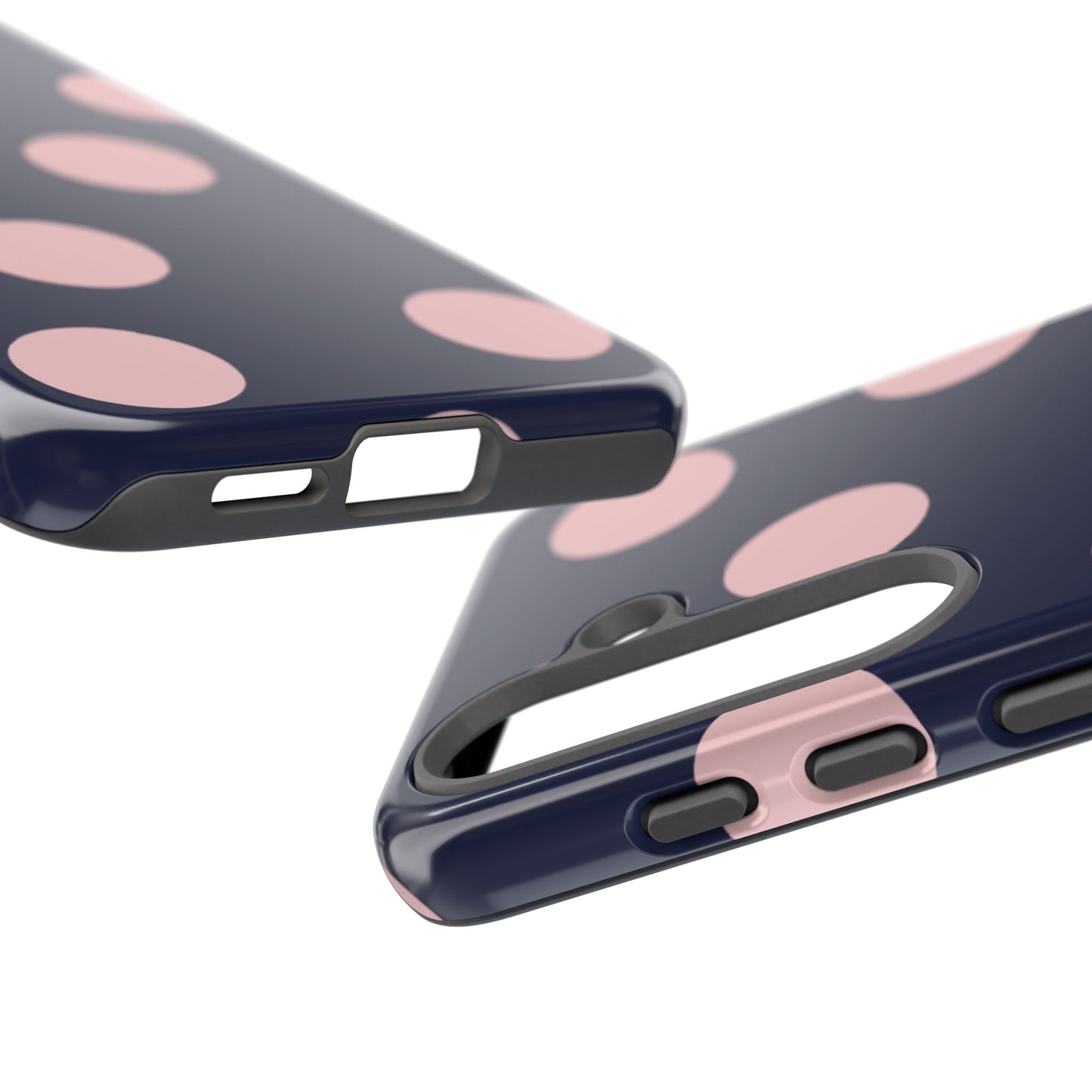 Blue & Pink Polka Dot Phone Case