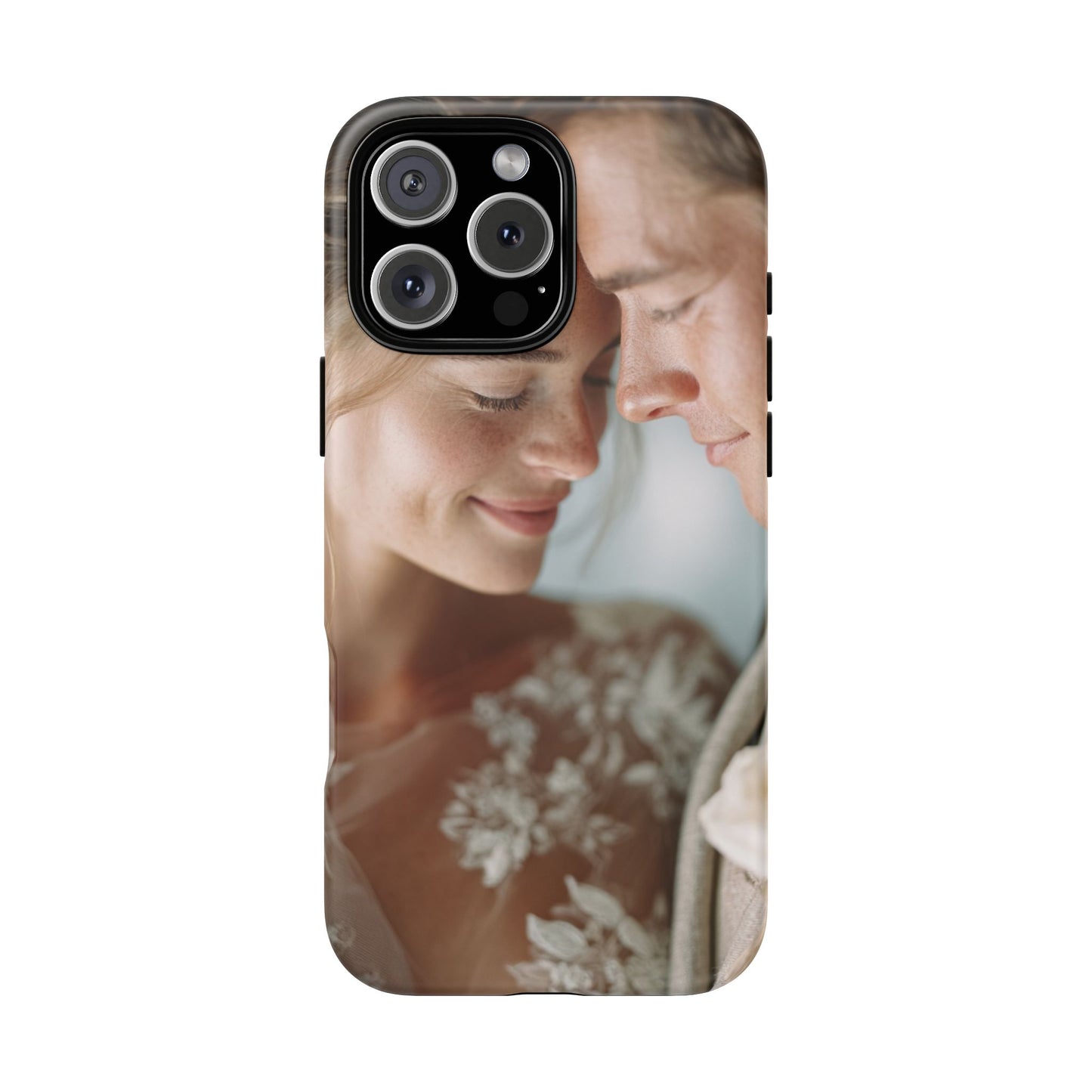Personalized Photo Tough Phone Case (Custom Couple/Wedding Portrait)