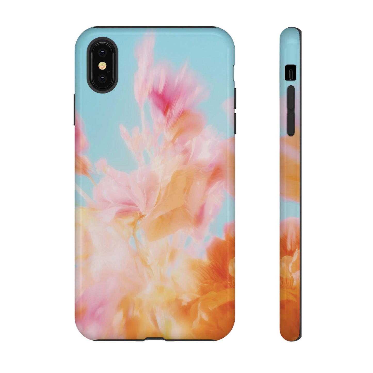 Grainy Blur Flower Phone Case