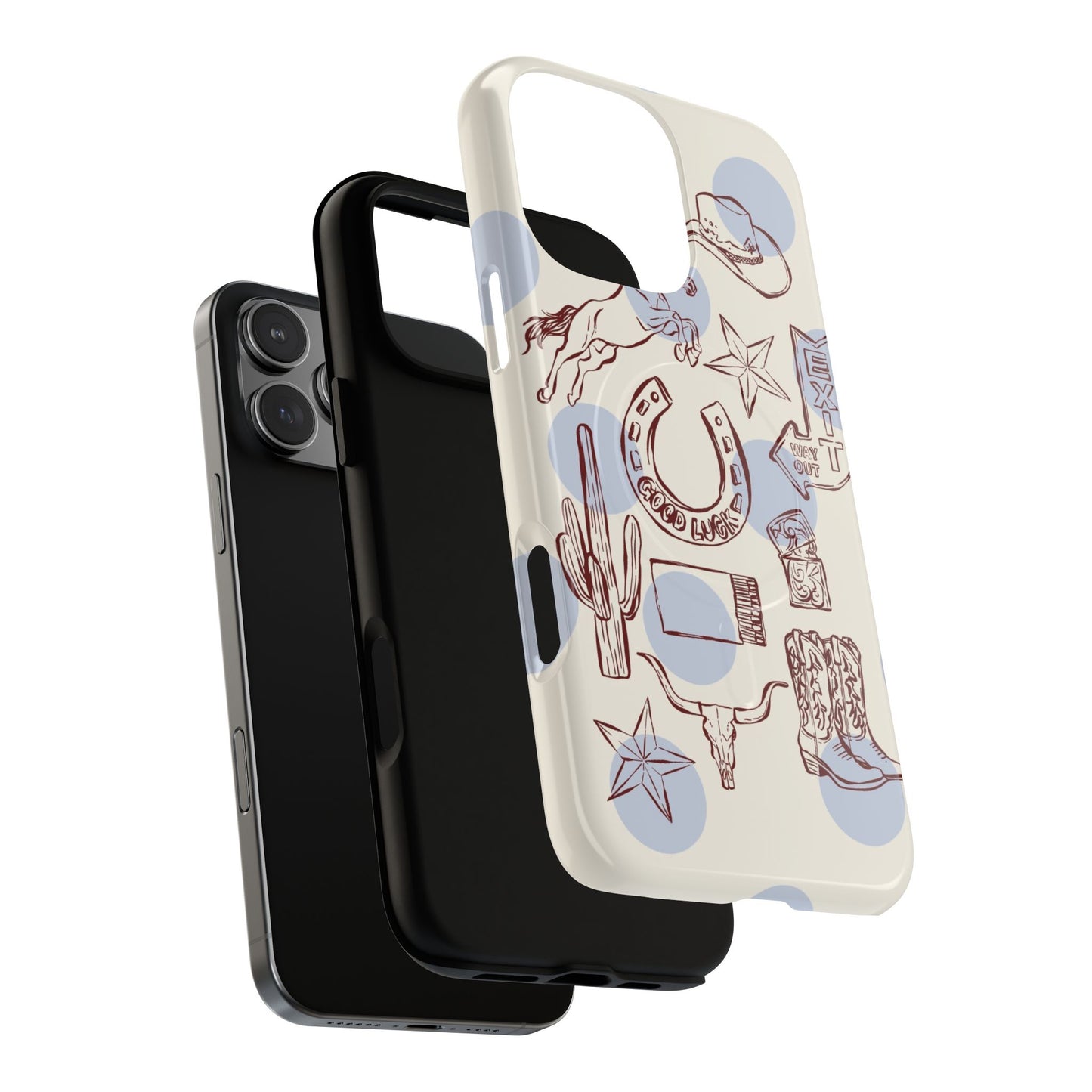 Western Cowboy Phone Case — Tough Magnetic Protective Case
