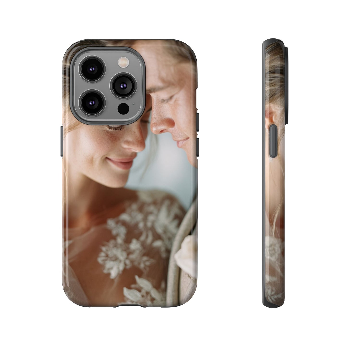Personalized Photo Tough Phone Case (Custom Couple/Wedding Portrait)