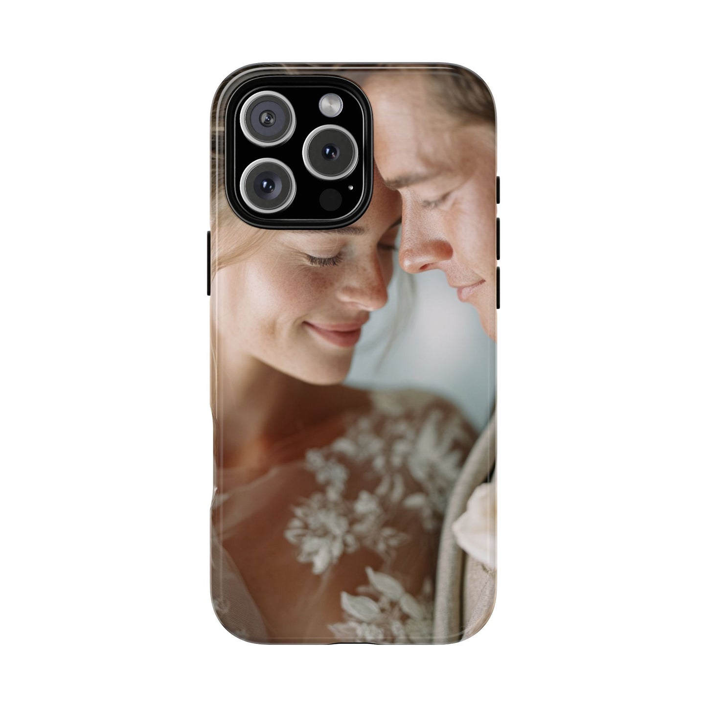 Personalized Photo Tough Phone Case (Custom Couple/Wedding Portrait)