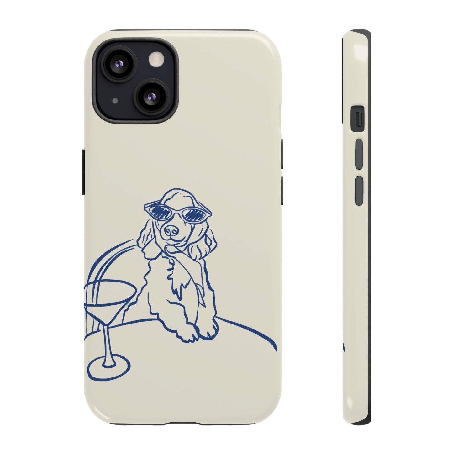 Fashion Dog Design Tough Phone Case