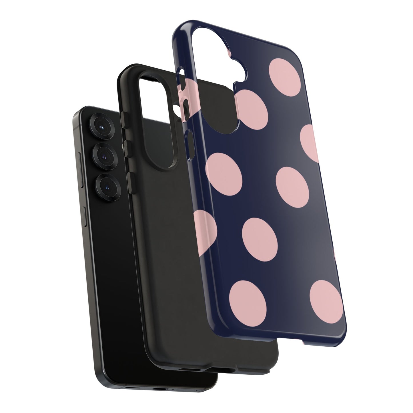 Blue & Pink Polka Dot Phone Case