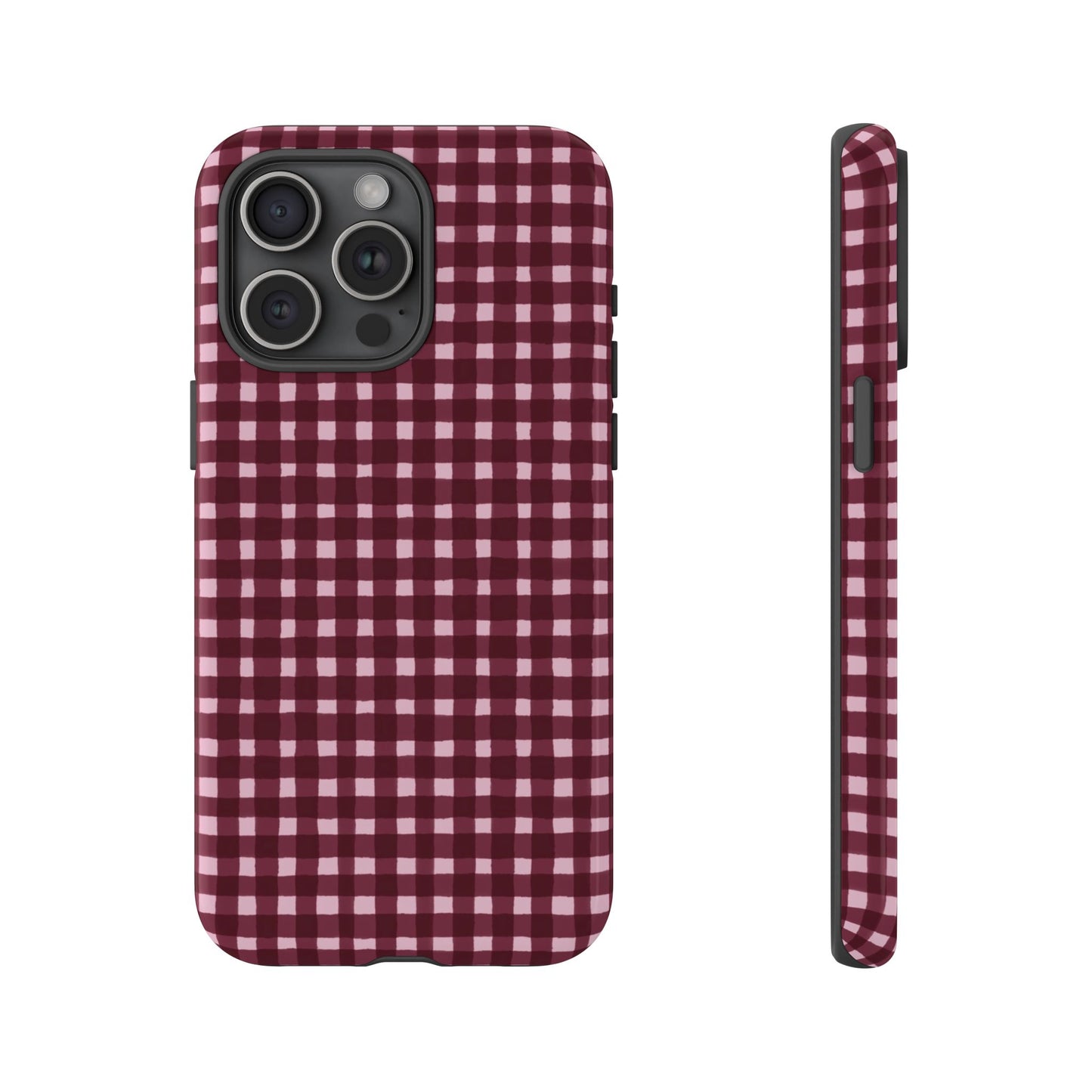 Gingham Tough Phone Case