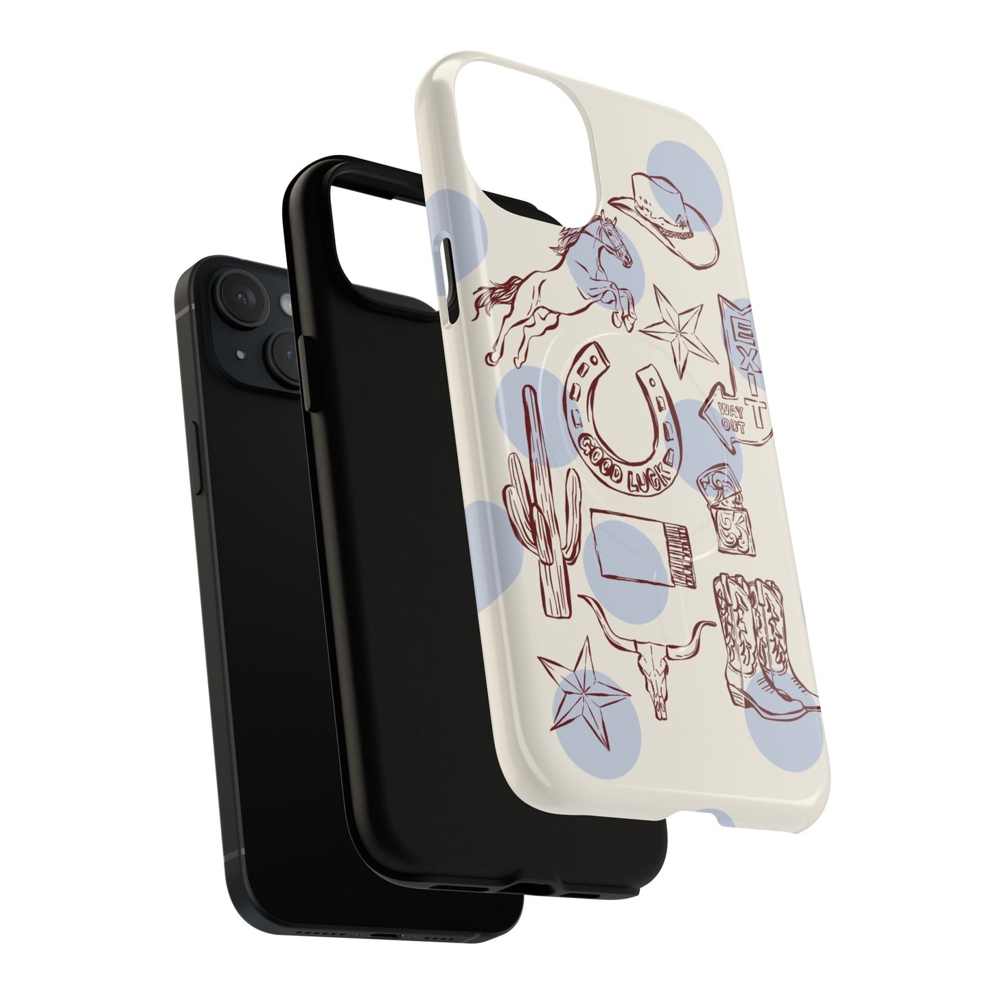 Western Cowboy Phone Case — Tough Magnetic Protective Case