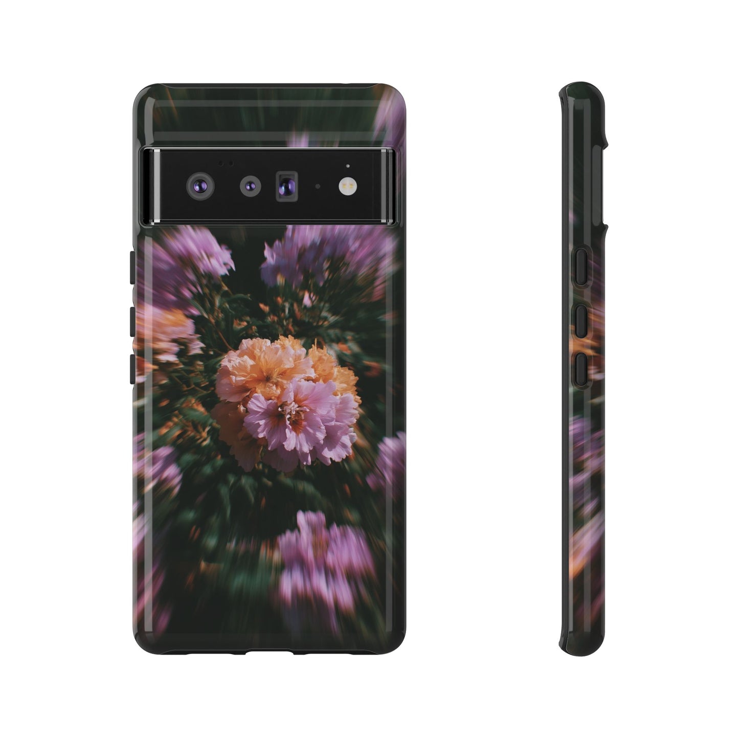 Grainy Blur Flower Phone Case