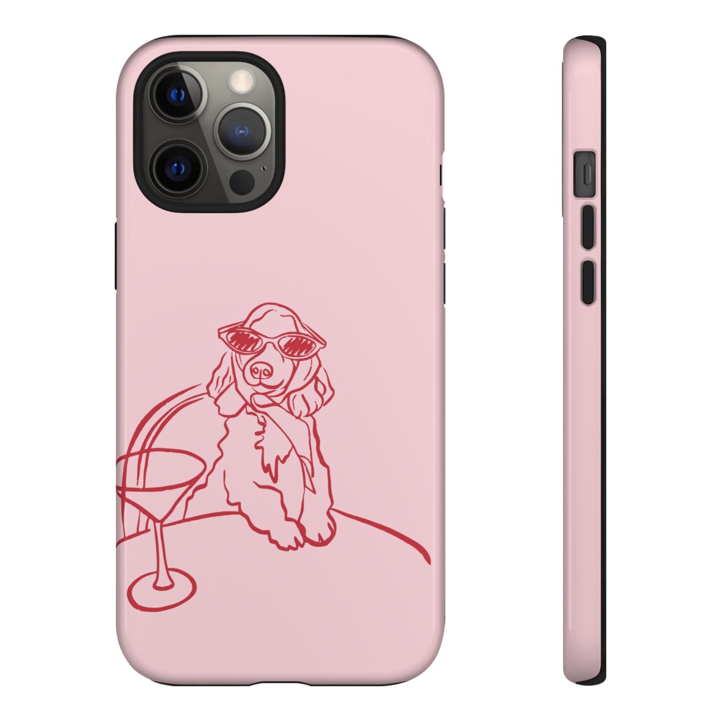 Fashion Dog Design Tough Phone Case