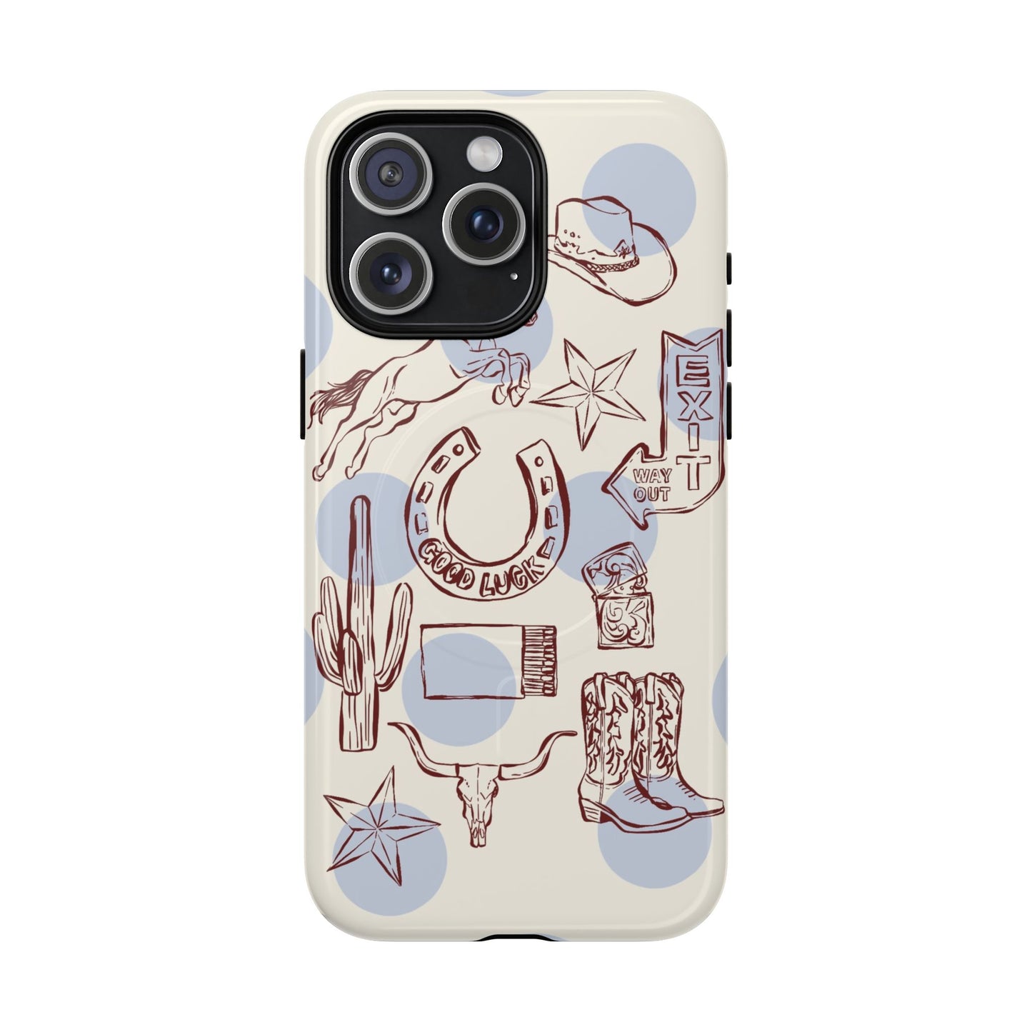 Western Cowboy Phone Case — Tough Magnetic Protective Case
