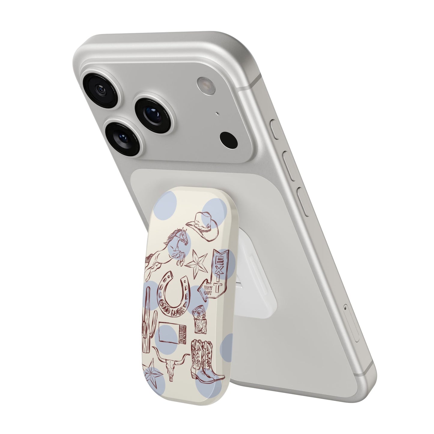 Western Doodles Phone & Kindle Stand