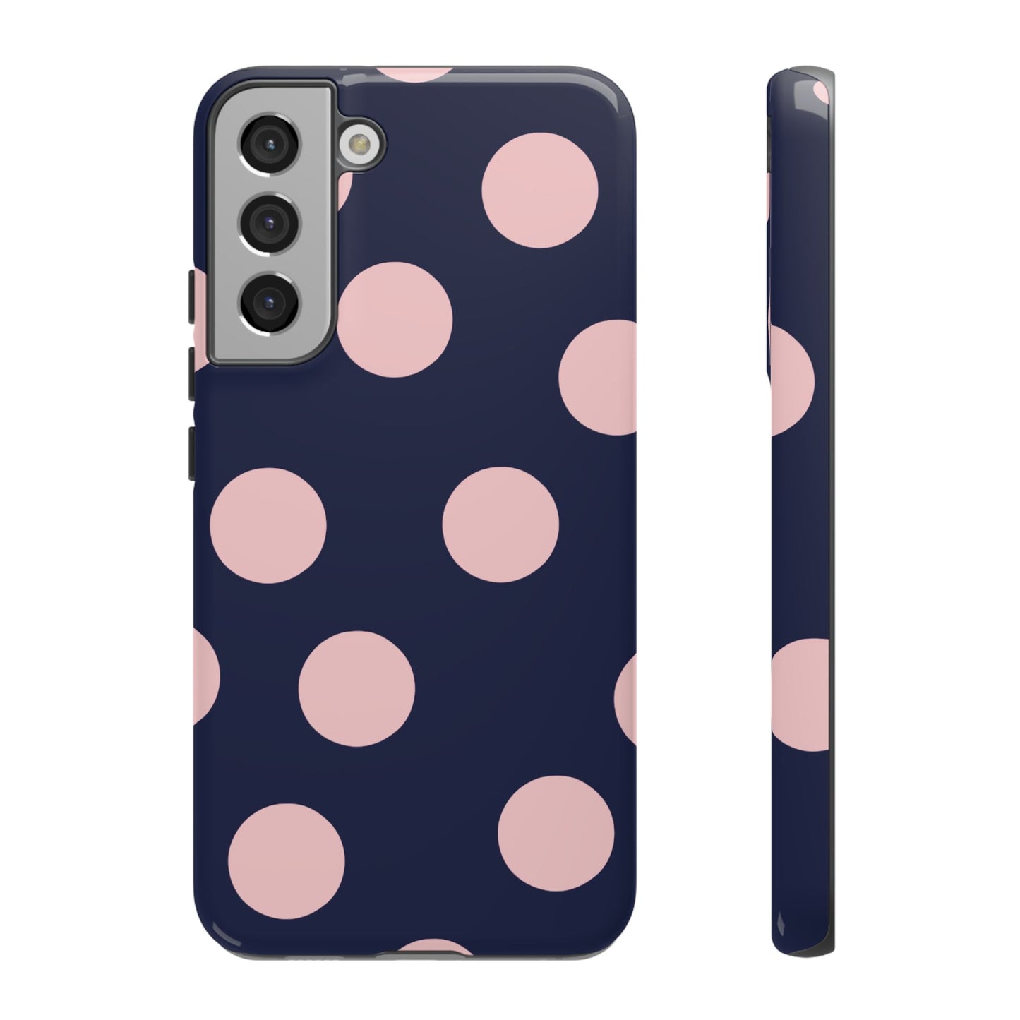 Blue & Pink Polka Dot Phone Case