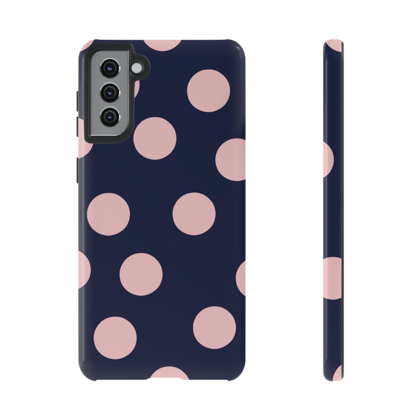 Blue & Pink Polka Dot Phone Case