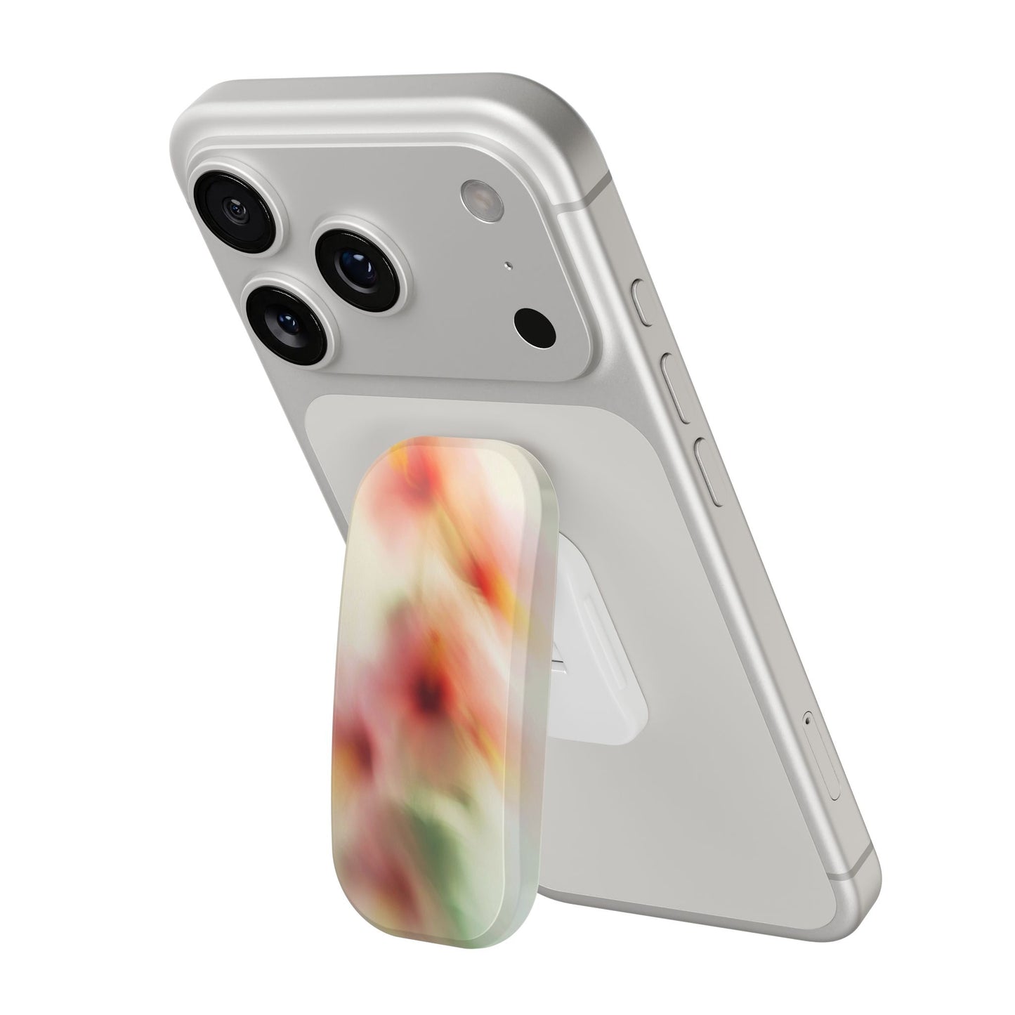 Floral Blur Clickit Phone  & Kindle Stand — Slim Magnetic Phone Grip & Kickstand