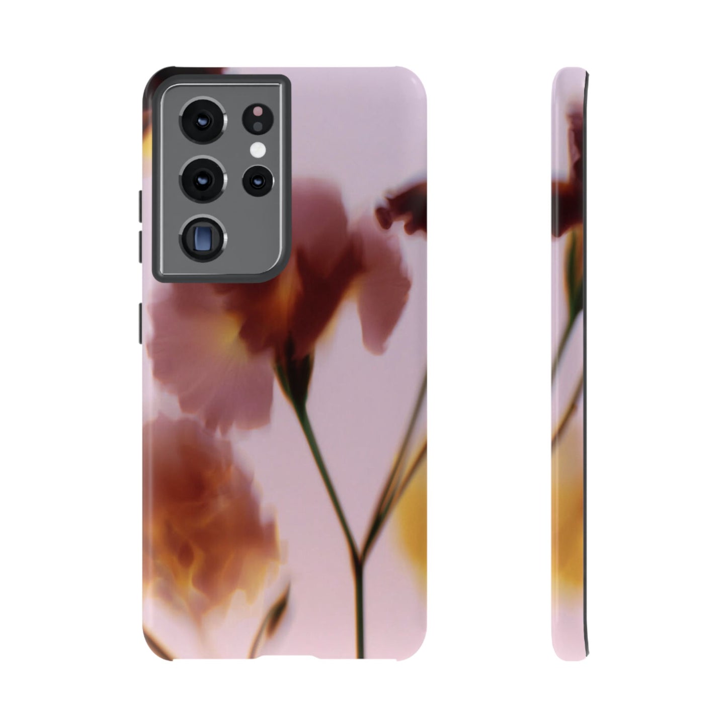 Grainy Blur Flower Phone Case