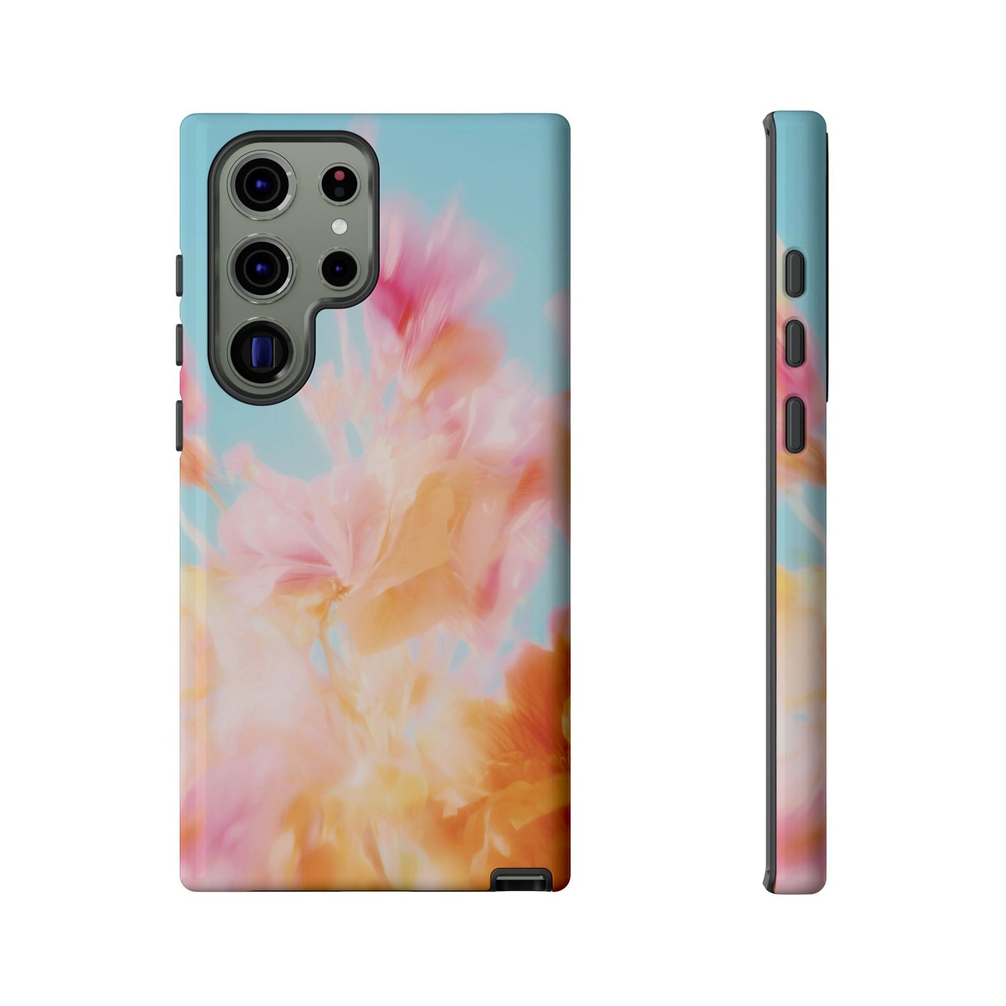 Grainy Blur Flower Phone Case
