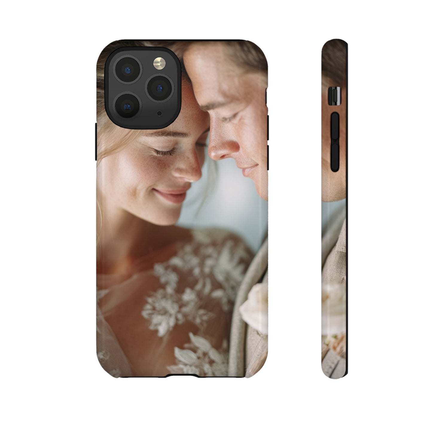 Personalized Photo Tough Phone Case (Custom Couple/Wedding Portrait)