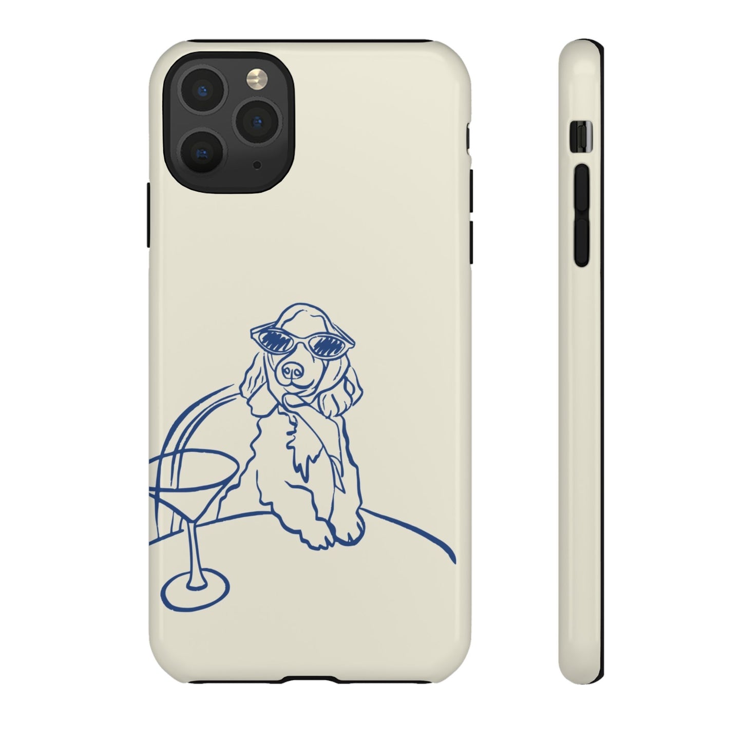 Fashion Dog Design Tough Phone Case