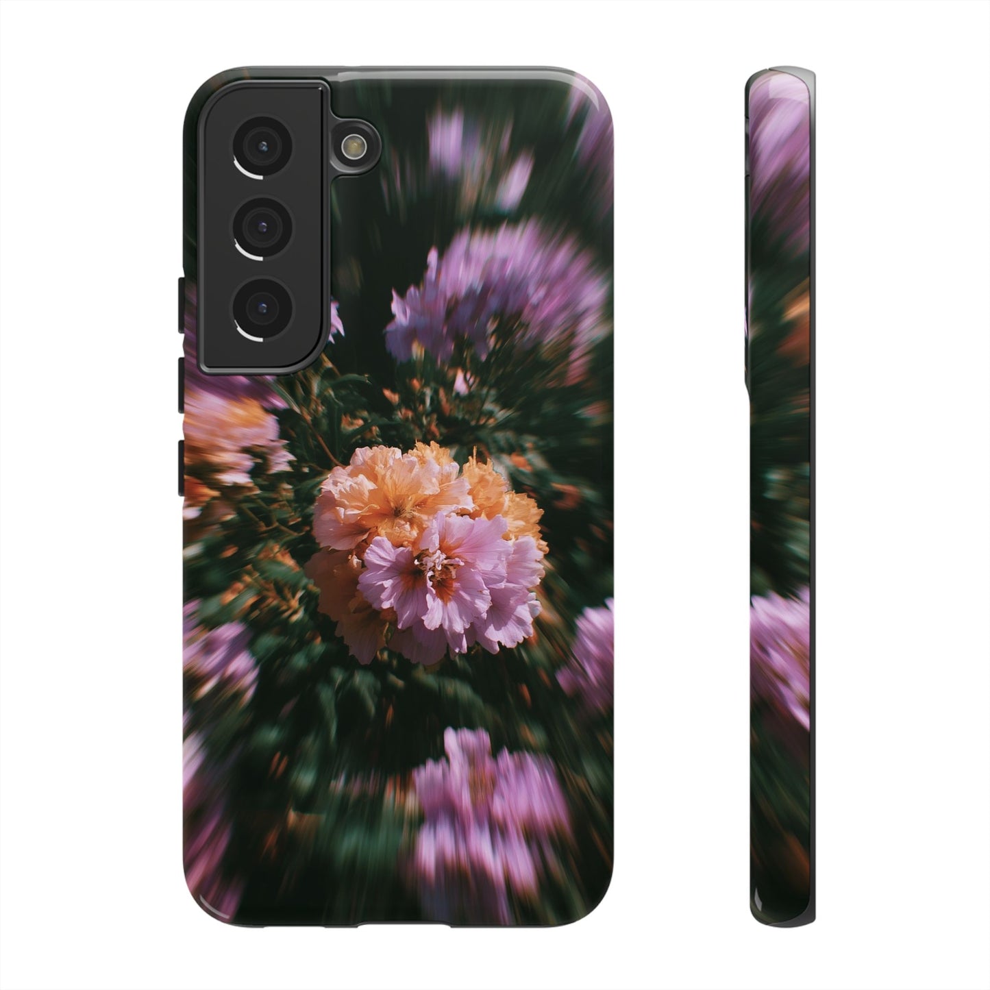Grainy Blur Flower Phone Case