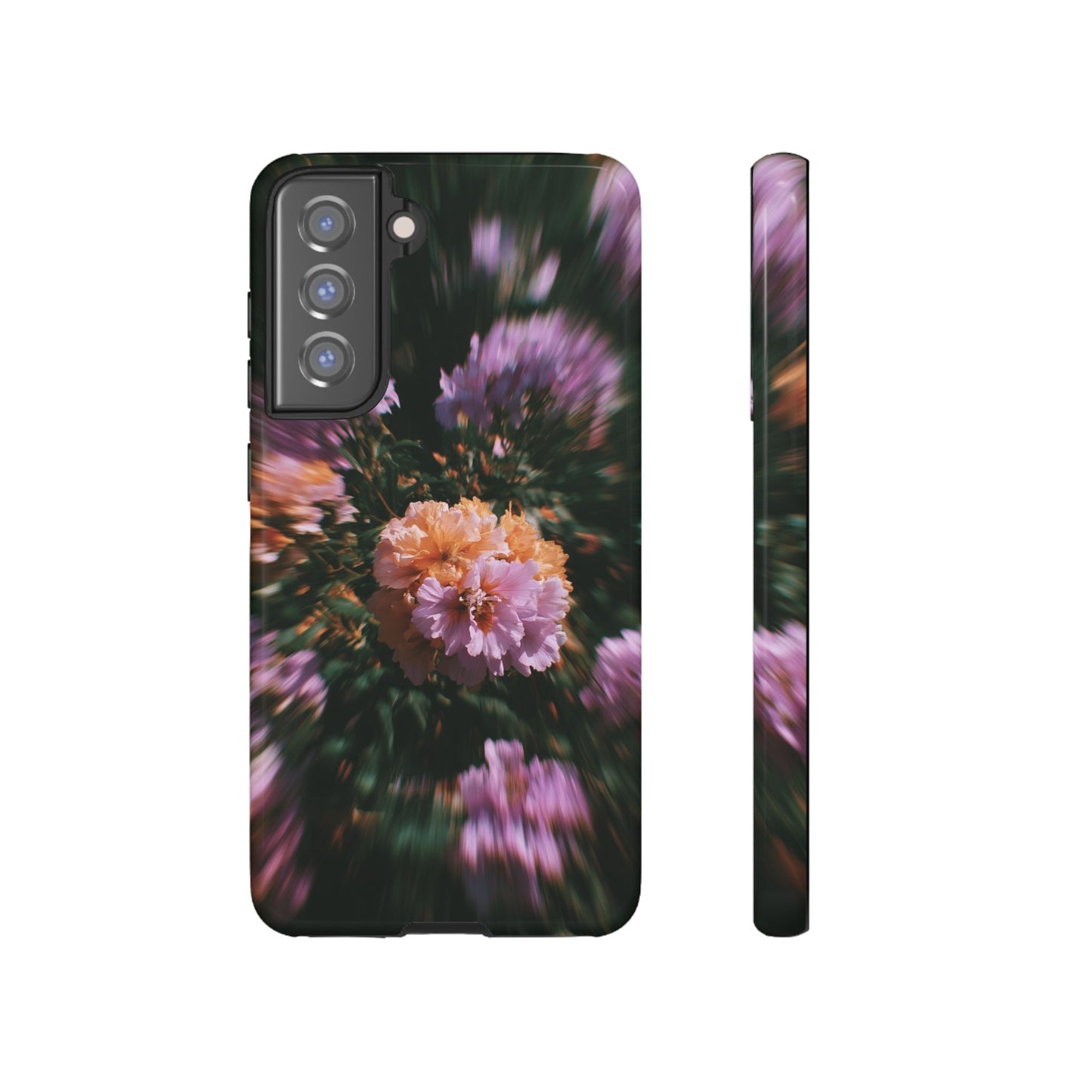 Grainy Blur Flower Phone Case