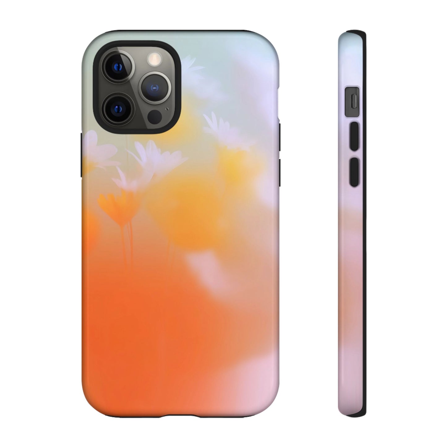 Grainy Blur Flower Phone Case