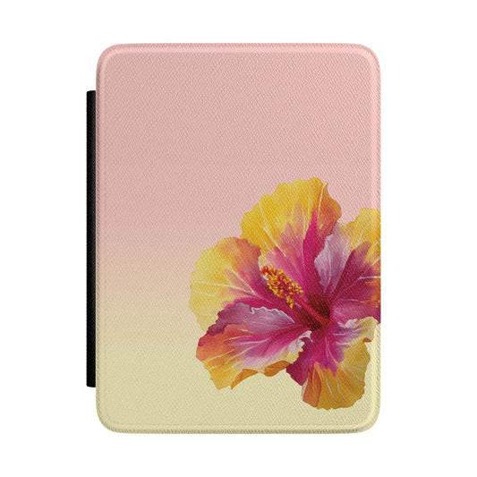 Hibiscus Sunrise Kindle Case — Floral Protective Cover for E-Readers