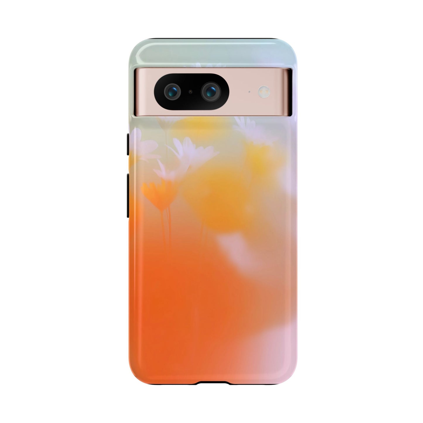 Grainy Blur Flower Phone Case