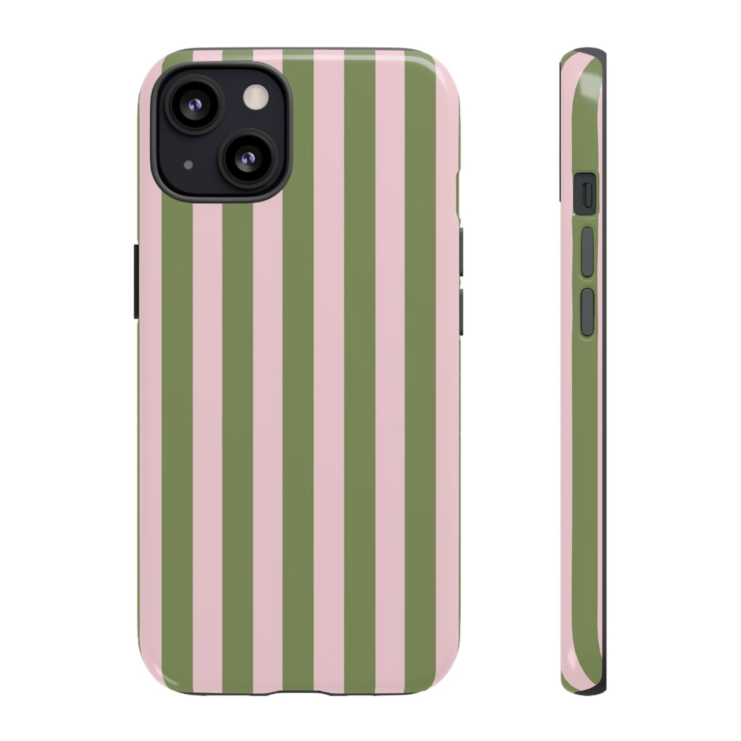 Matcha Green & Pink Tough Phone Case