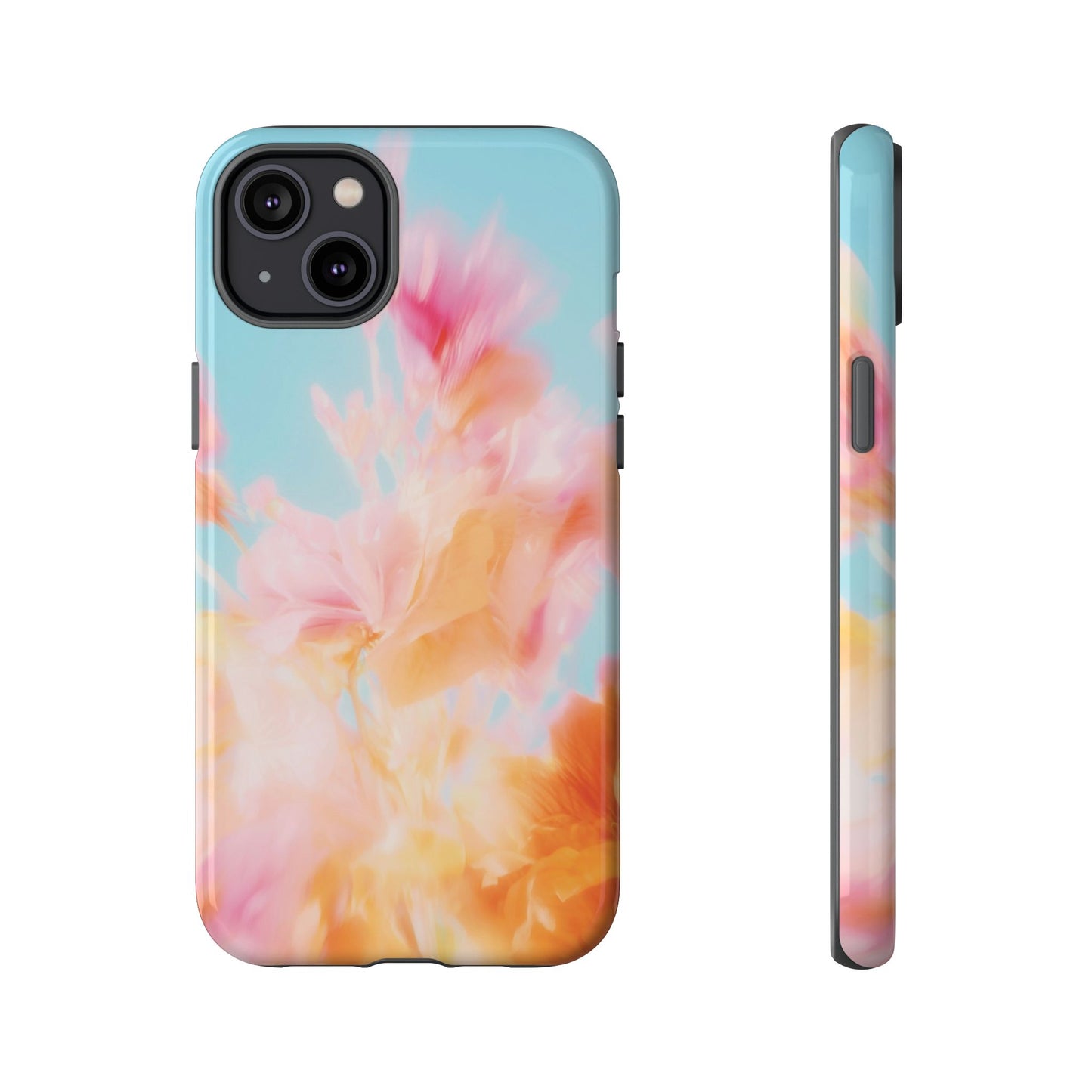 Grainy Blur Flower Phone Case