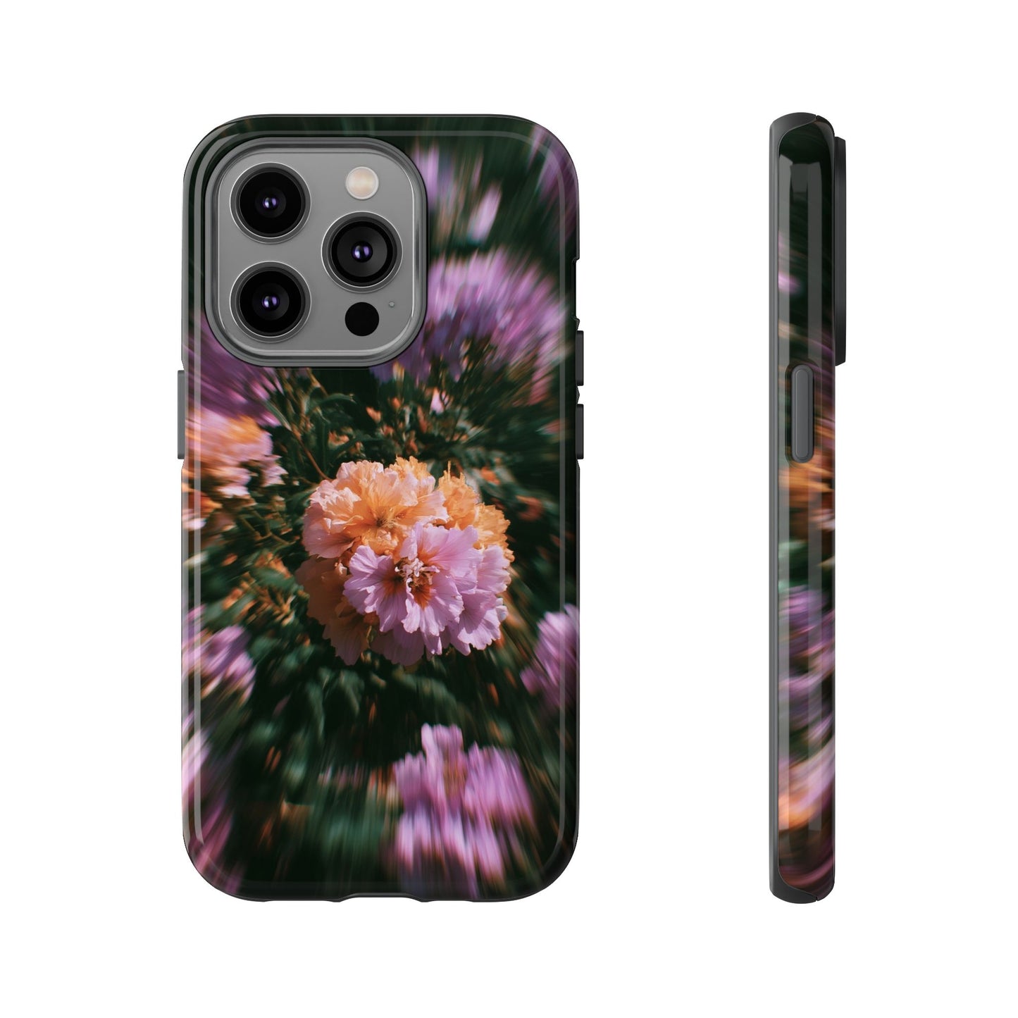 Grainy Blur Flower Phone Case