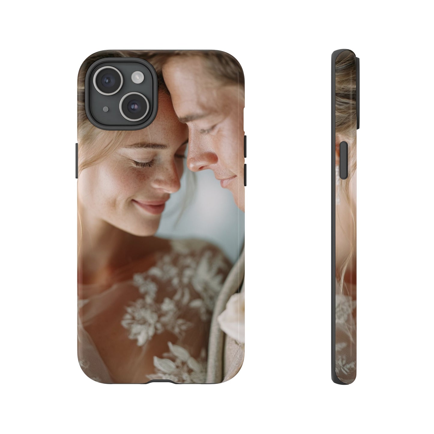 Personalized Photo Tough Phone Case (Custom Couple/Wedding Portrait)