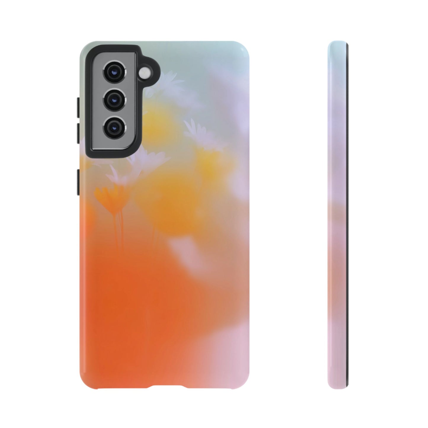 Grainy Blur Flower Phone Case