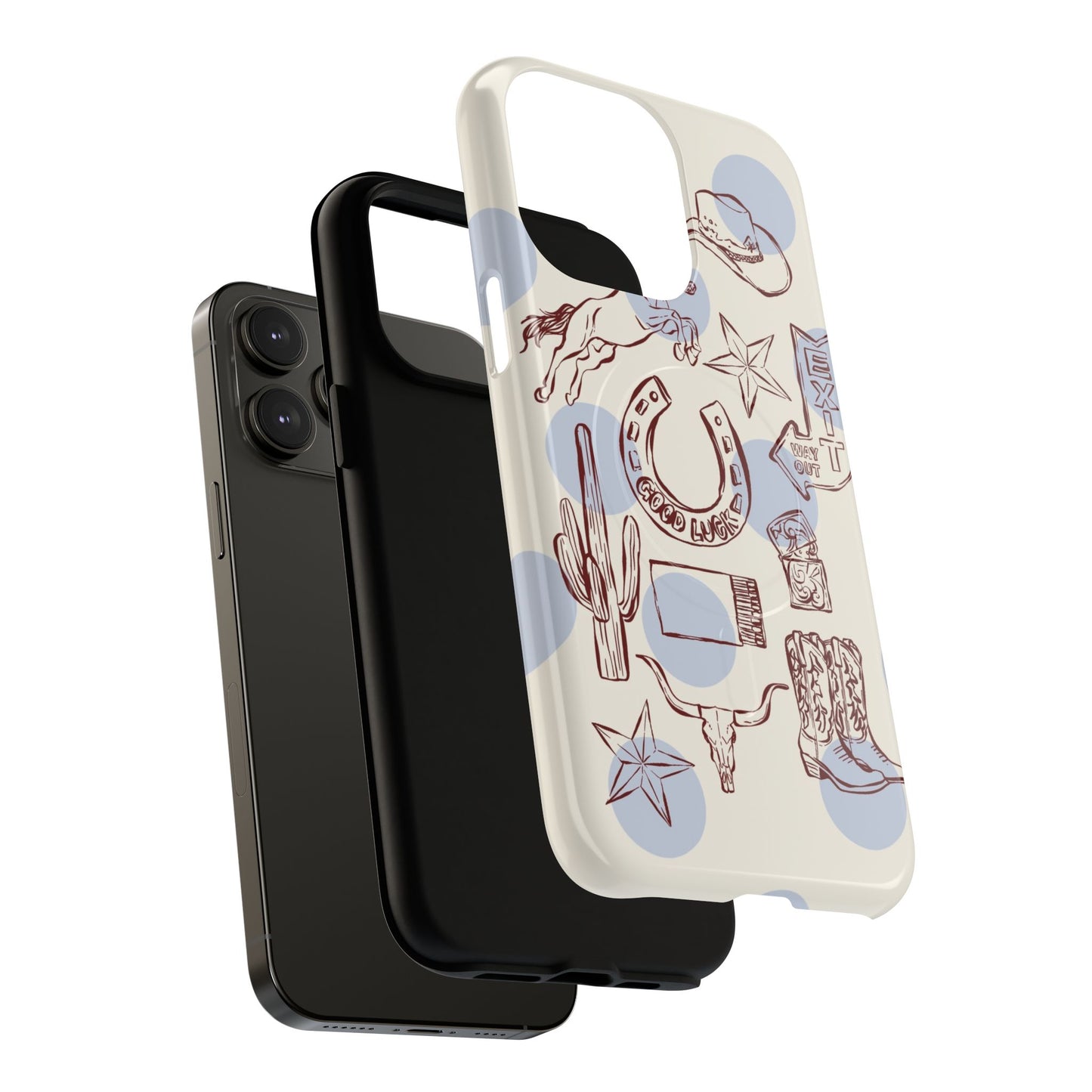 Western Cowboy Phone Case — Tough Magnetic Protective Case