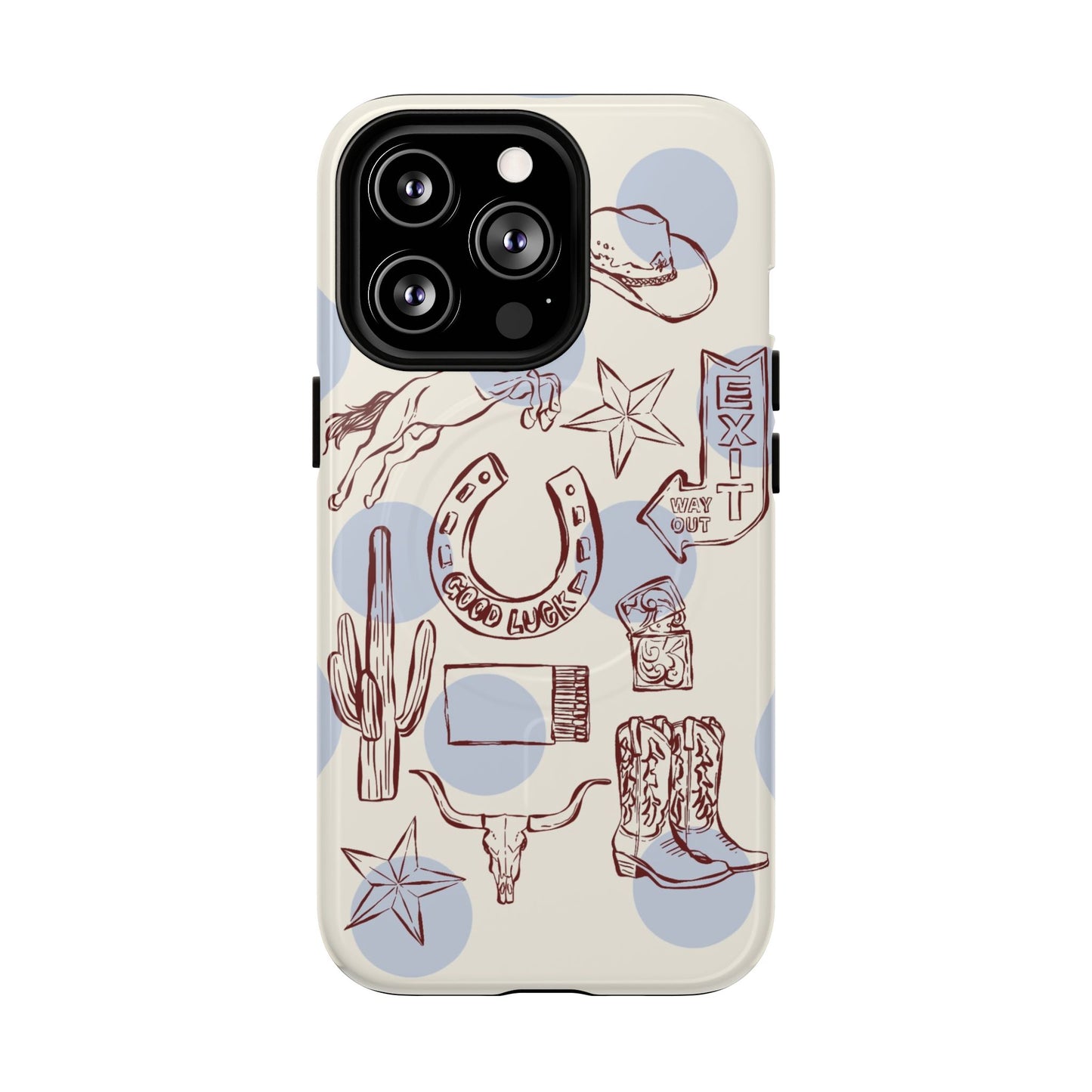 Western Cowboy Phone Case — Tough Magnetic Protective Case